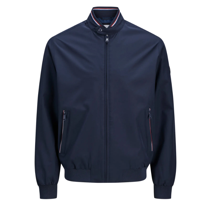 D6791 Jack and Jones Lightweight Bomber Jacket (Navy), Colour: Navy / Size: 5XL 58/60